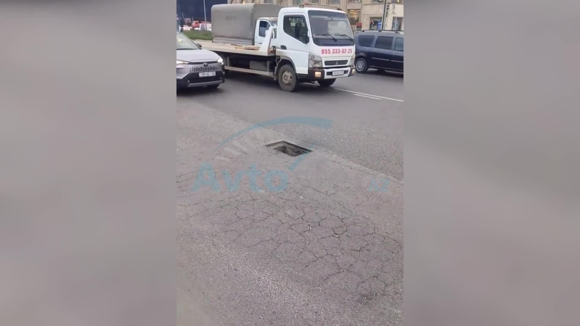 Prospektdəki problem sürücülərə baha başa gəlir