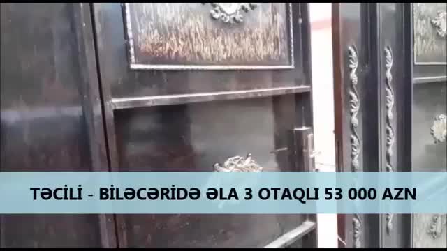 Təcili - Bileceride əla 3 otaqli 53 000 AZN - Ayaz (055) 217-98-28