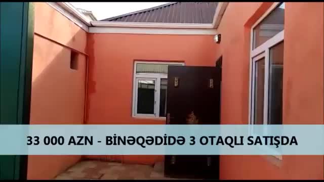 Binəqədidə 3 otaqlı həyət evi -33 000 AZN