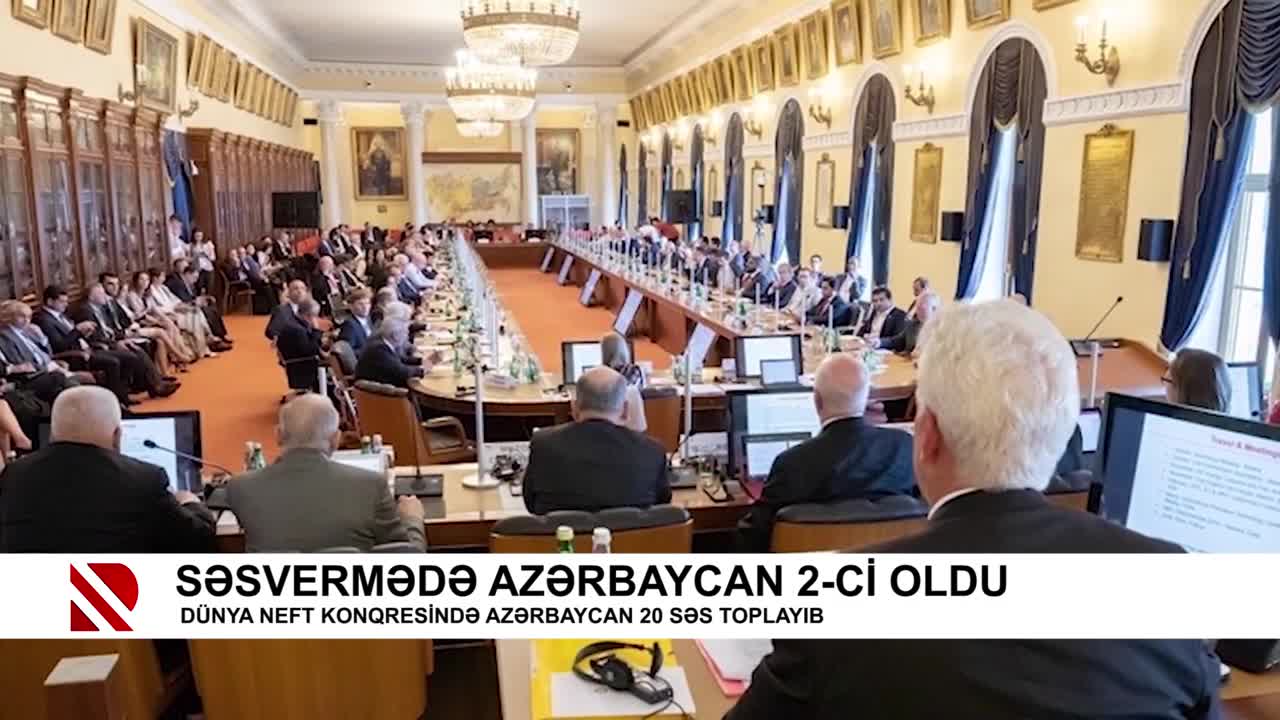 Dünya Neft Konqresində Azərbaycan 20 səs toplayıb