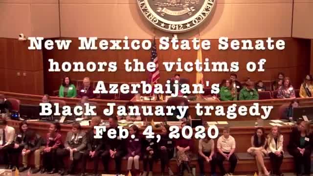 New Mexico Senate adopts proclamation honoring victims of Azerbaijan’s Black January tragedy